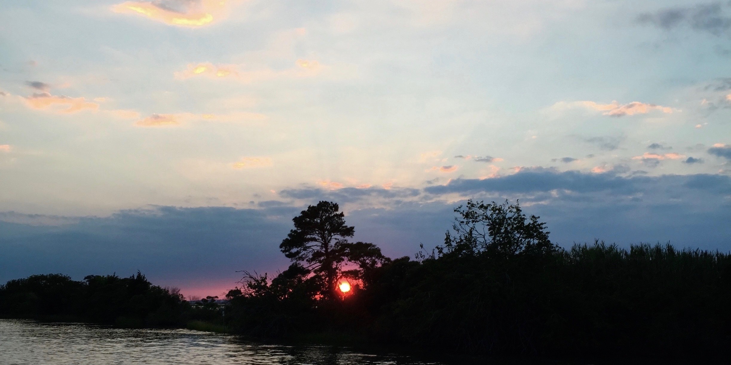 sunset at shore